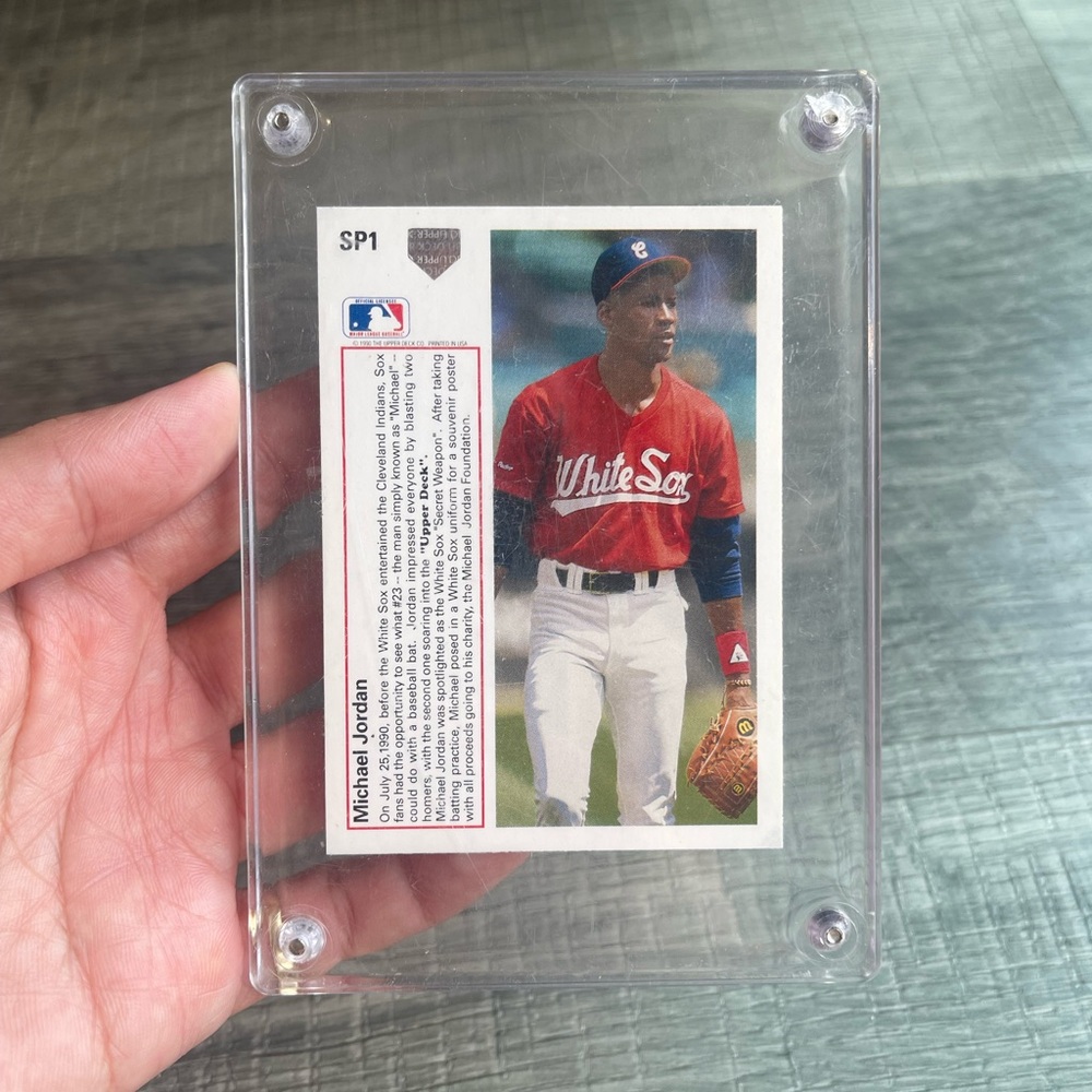 Sports Card Baseball Michael Jordan 1991 Upper Deck